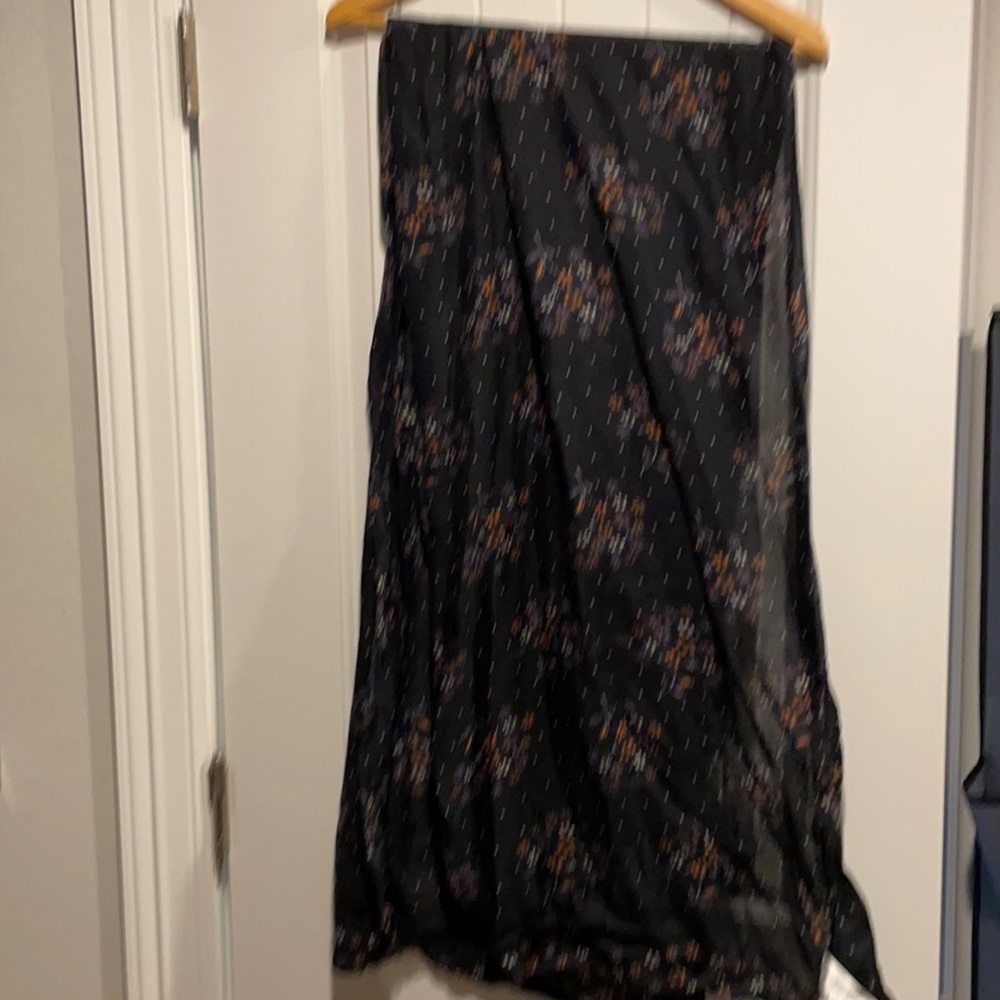 LOFT Navy Scarf